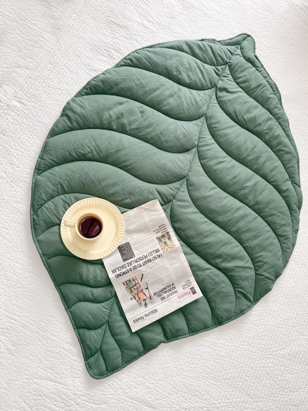 Tapis feuille - Vert - 05270838_05