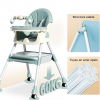 Chaise Haute 3en1 - JEUVO - Vert - 10