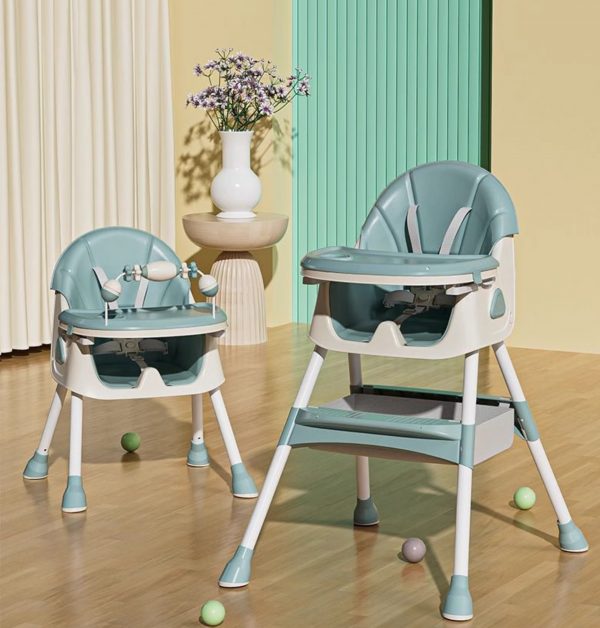 Chaise Haute 3en1 - JEUVO - Vert - 321