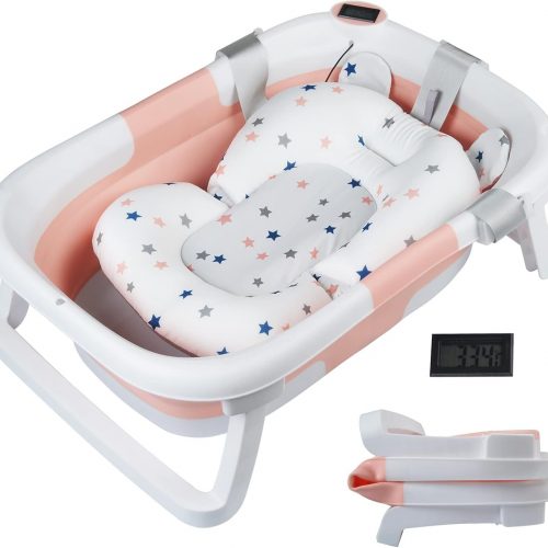 Baignoire Bébé Pliable - Rose - Baignoire Bébé Pliable - Rose