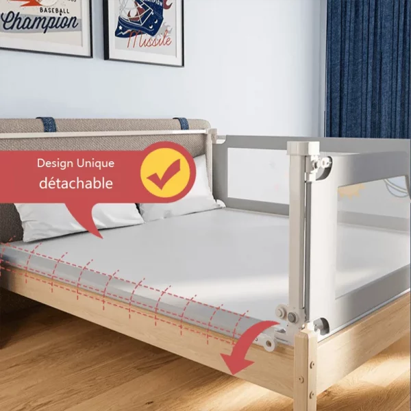 Barrière lit bebe Joyeuse Planet 1.4 1.6m B-4