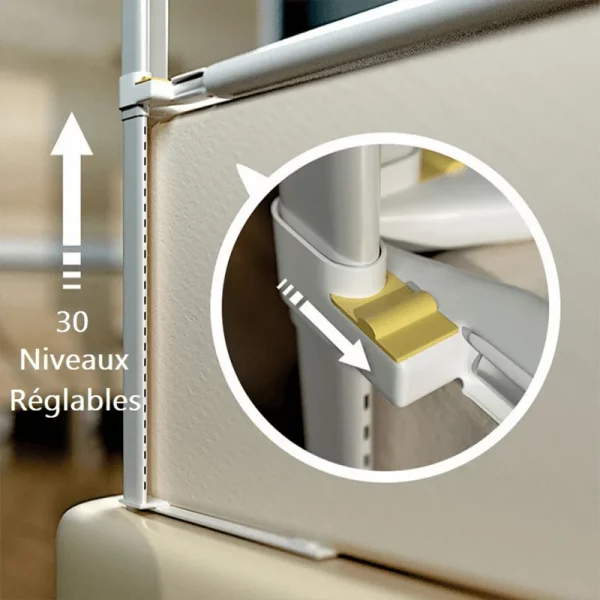 Barrière lit bebe Joyeuse Planet 1.4 1.6m B-7