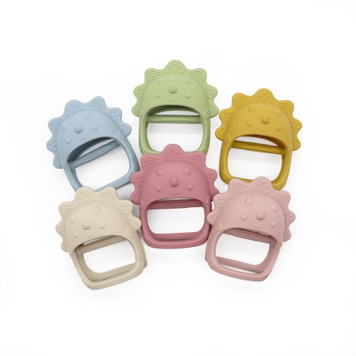 Gant De Dentition Bébé Avec Anneau - Pour 3 Mois Et Plus, Silicone Alimentaire, Formes Faciles à Tenir