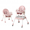 Chaise Haute 3en1 - JEUVO - Vert - Chaise Haute 3en1 - JEUVO - Rose