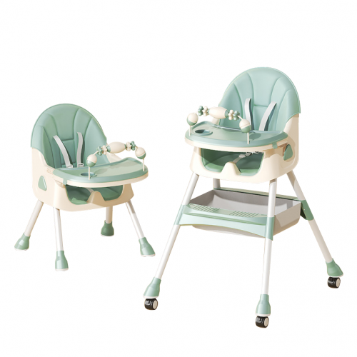 Chaise Haute 3en1 - JEUVO - Vert - Chaise Haute 3en1 - JEUVO - Vert