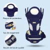 Porte-Bébé confort et ergonomie - Bleu-2