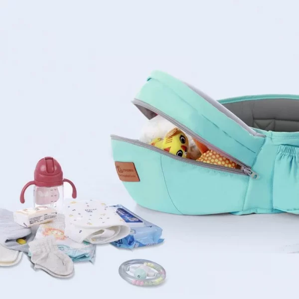 Porte-Bébé confort et ergonomie - Vert-6