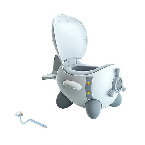 Pot Bébé Toilette - P'tit Avion - Blanc - Pot Bébé Toilette - P'tit Avion - Blanc