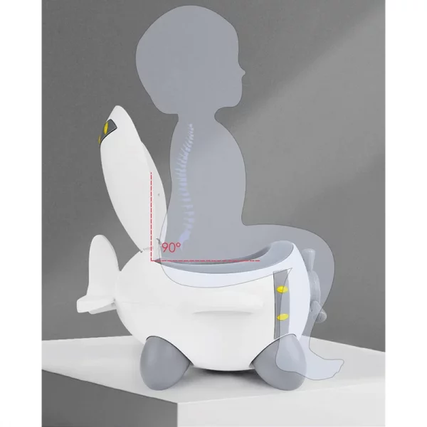 Pot Bébé Toilette - P'tit Avion - Rose-6