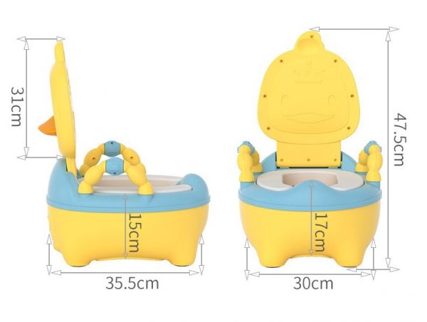 Pot Bébé Toilette - Mon Petit Canard Jaune - Pot duck taille