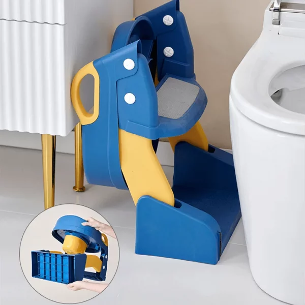 Réducteur toilette innovant - Pot Bébé - Rose-3