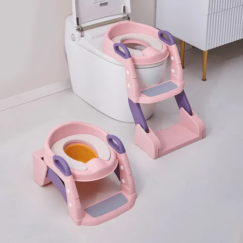 Réducteur toilette innovant - Pot Bébé - Rose