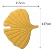 Tapis feuille - Jaune - Taille j