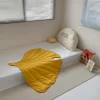 Tapis feuille-Jaune-2