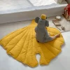 Tapis feuille-Jaune-3