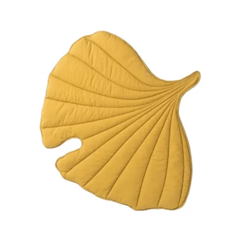 Tapis feuille-Jaune