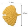 Tapis feuille - Jaune