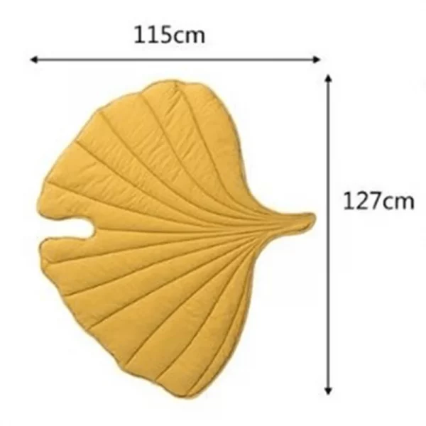 Tapis feuille - Jaune