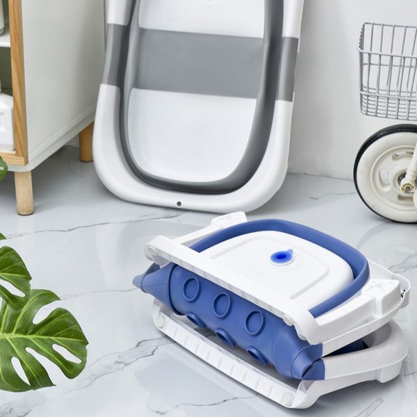 Baignoire Bébé Pliable - Bleu Joyeuse Planet