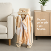 Parc bébé pliable 130×130 cm avec tapis, facile à transporter – Marque française