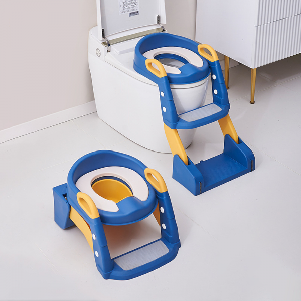 Réducteur toilette innovant - Pot Bébé - Gris - pot reducteur 1 bleu
