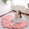 tapis feuille rose-2